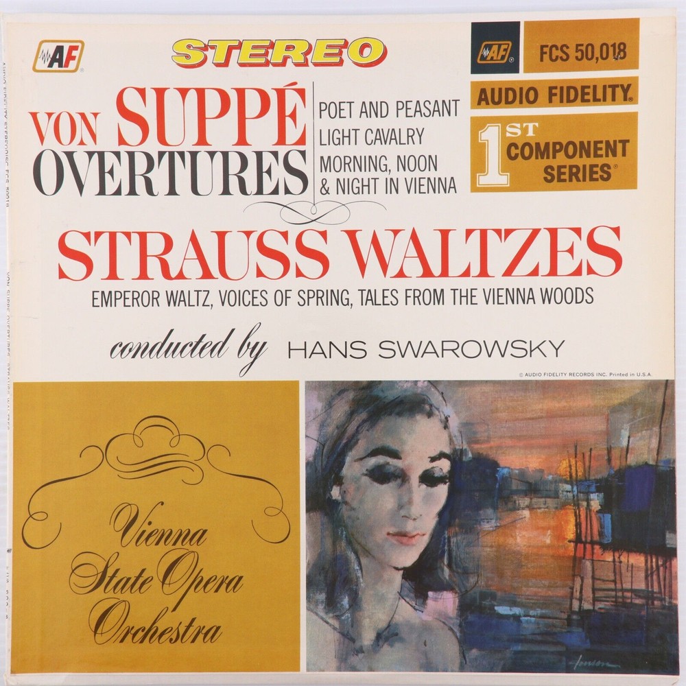 Strauss, Von Suppe, Swarowsky, Overtures/Waltzes Gold Label FCS 50,018 LP Record